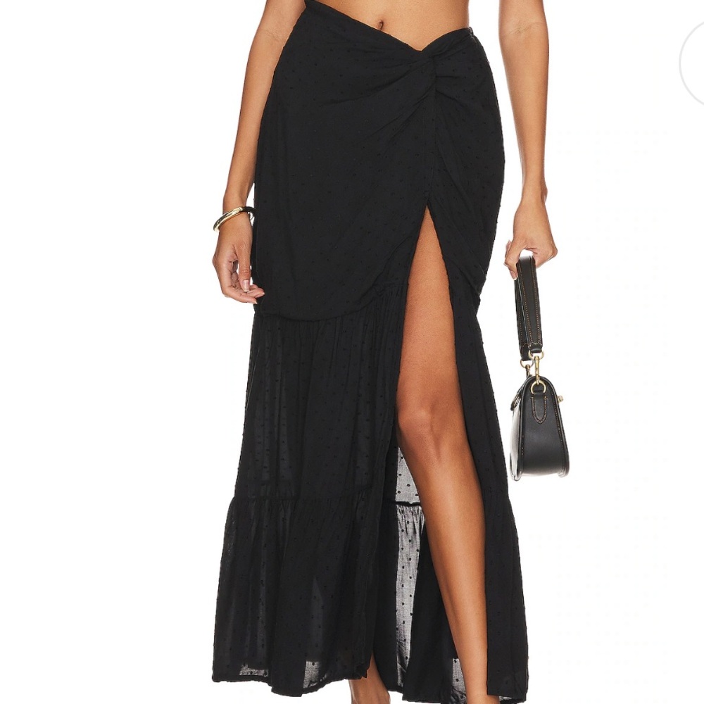 Peixoto Valentina Maxi Skirt in black Size medium